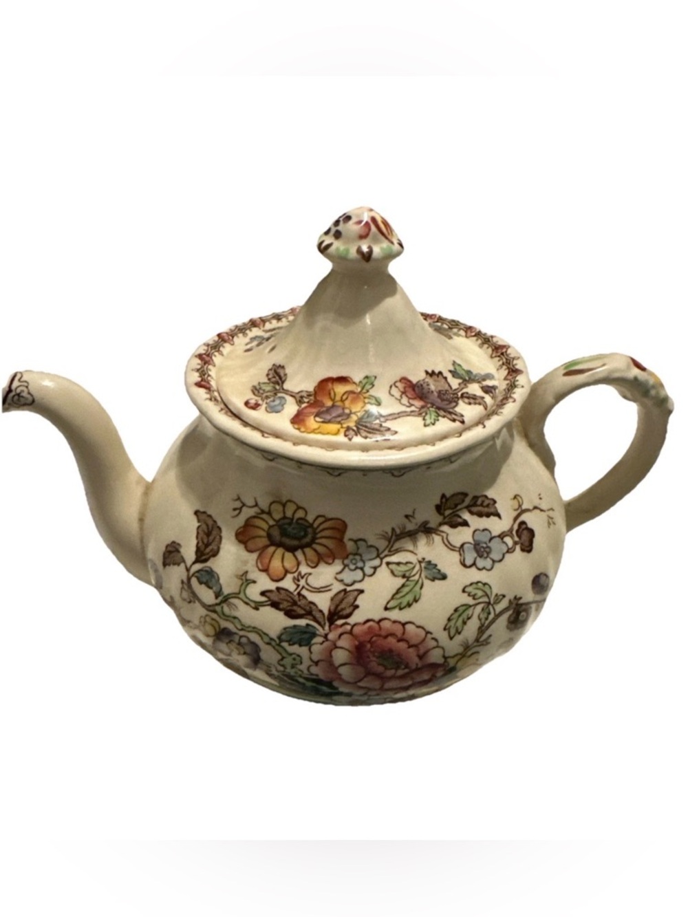 VINTAGE MASON'S NABOB IRONSTONE LARGE TEAPOT 4 CUP SIZE